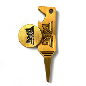 <b>Golf</b> Divot Tool Zinc Alloy Multifunctional Green Fork With Bottle Opener And Ball Marker Universal Use - Product Image 5