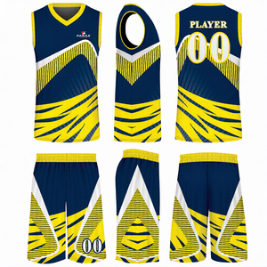 Uniforme de basket-ball 100% polyester fabriqué en usine, vêtements de sport, uniforme de basket-ball à vendre - Product Image 1