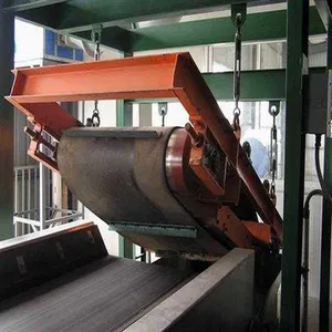 Correia transportadora removedor de ferro suspenso separador magnético