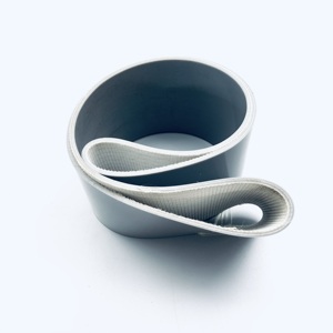 Gri <span class=keywords><strong>PVC</strong></span> Düz Konveyör Bandı Endüstriyel Sınıf 3 Yıl Garantili 5.0mm Kalınlıkta Özelleştirilebilir Çoklu Özelliklerle Üretim İçin Uygun - Product Image 4