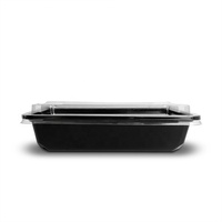 Boîte d'emballage alimentaire pour aliments congelés biodégradable en CPLA PLA