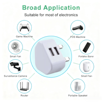 Adaptateur secteur personnalisé avec logo UKCA 10W 5V 2A, adaptateur USB 3 broches 5V 2A, chargeur rapide USB-A, prise murale britannique pour téléphone