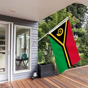 Bandera de Vanuatu de poliéster de 3x5 pies a precio económico y bandera nacional con dos ojales - Product Image 2