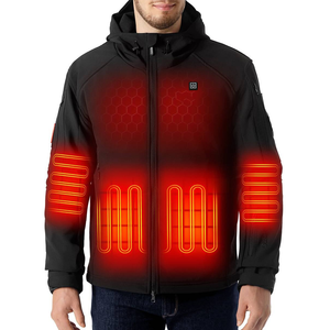 Veste chauffante imperméable <span class=keywords><strong>pour</strong></span> homme ODM, veste chauffante à chauffage rapide, veste électrique amovible <span class=keywords><strong>pour</strong></span> l'extérieur, <span class=keywords><strong>pour</strong></span> pique-nique avec fermeture éclair - Product Image 1