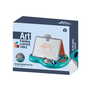 لعبة تعليمية <span class=keywords><strong>2</strong></span> في 1 قابلة للمسح ، لوحة أطفال - Product Image 2