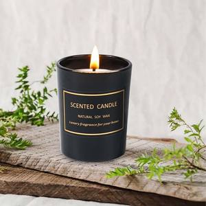 ชุดทำขี้ผึ้งแก้วสีทองแบบทำจากขี้ผึ้งถั่วเหลืองแบบ DIY โลโก้และบรรจุภัณฑ์แบบกำหนดเองไม่มีป้ายพร้อมโลโก้ของตัวเอง - Product Image 5