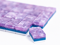 Fichas de Mahjong de Mármol de Lujo con Textura Brillante para Producción de Juegos de Mesa Personalizados, Creación de Juegos Personalizados
