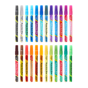 <span class=keywords><strong>Pennarelli</strong></span> glitterati per pittura su roccia, pietra, ceramica, vetro, legno, <span class=keywords><strong>pennarelli</strong></span> Glitter Color Neon per la realizzazione di artigianato fai-da-te - Product Image 6