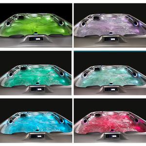 อ่างจากุซซี่ขนาดเล็ก Sunrans ขายดี อ่างสปาสำหรับกลางแจ้ง 3 ที่นั่ง มินิฮ็อตทับ ลดราคา - Product Image 5