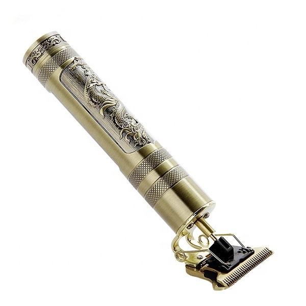 Tondeuse Professionnelle Pour Hommes - Noir/or, 4 Têtes, Sans Fil, Rechargeable