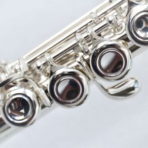 <span class=keywords><strong>Flauta</strong></span> <span class=keywords><strong>de</strong></span> 16 Orificios Cerrados, Cuerpo <span class=keywords><strong>de</strong></span> Cuproníquel, Instrumento Musical, Plateada, <span class=keywords><strong>Flauta</strong></span> Metálica para Estudiantes - Product Image 5