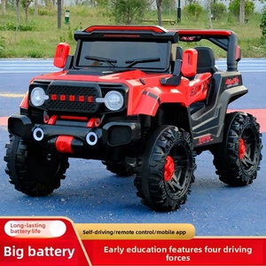 Nuova Auto Elettrica per Bambini a Quattro Ruote Fuoristrada, Giocattolo in Plastica per Ragazzi e Ragazze, con Telecomando e Doppia Trazione, Capacità per Due Bambini - Product Image 5