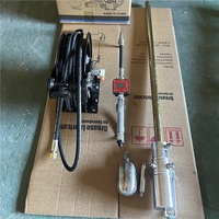 Pompe à baril d'huile automatique pneumatique de 200 L (55 gallons) avec compteur et enrouleur de tuyau de 10 m, rapports 3:1 et 5:1