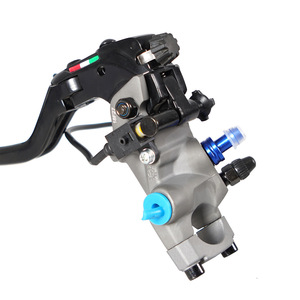 Palanca de freno de mano hidráulica CNC con doble bomba y embrague para modificación de motocicleta, de aluminio, para motocicletas de calle, versión para diestros, mejora. - Product Image 4