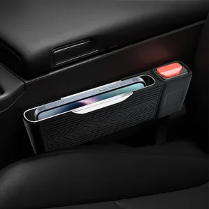 Caja de Almacenamiento de Silicona Antideslizante para el Espacio entre Asientos de Coche - Organizador para el Tablero para Teléfono, Monedas, Llaves, Accesorio Interior Universal - Product Image 3