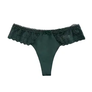 Fashion Ladies Underwear lace Nylon Seamless High Quality Sexy Thong Women&#39;s Panties Factory
