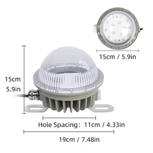 10W E27 Nema 4 IP65防水吸顶灯防爆发光二极管高棚灯 - Product Image 4