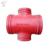 Croix de réduction égale en fonte ductile UL/FM, directement de l'usine, pour systèmes de protection incendie