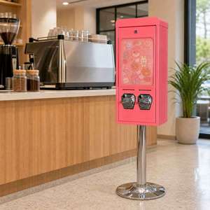 Máquina expendedora de pegatinas de tarjetas postales de Pokémon, fácil de transportar, operada con monedas y con opciones de pago múltiple, para alquiler. - Product Image 6