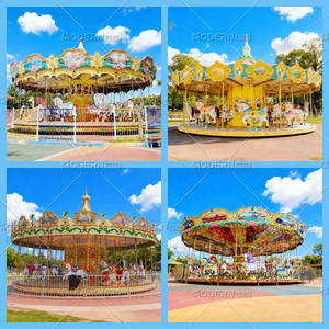 Mới funfair cưỡi băng chuyền sợi thủy tinh cho trẻ em thiết bị giải trí cho sân chơi ngoài trời trong nhà - Product Image 3