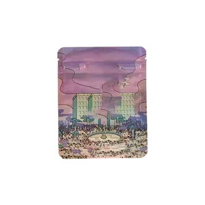 Túi nilon ziplock in hình thực phẩm 3.5g, túi nhựa ép kim đứng, túi Mylar chống mùi 1g 7g 14g dùng đóng gói kẹo dẻo - Product Image 6