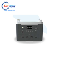 Kullanışlı Saf Sinüs Dalgası Taşınabilir Sürekli Uzun Süreli Güç Kaynağı İstasyonu 2500W LiFePO4 Pil İnşaat Kamp Ev İçin