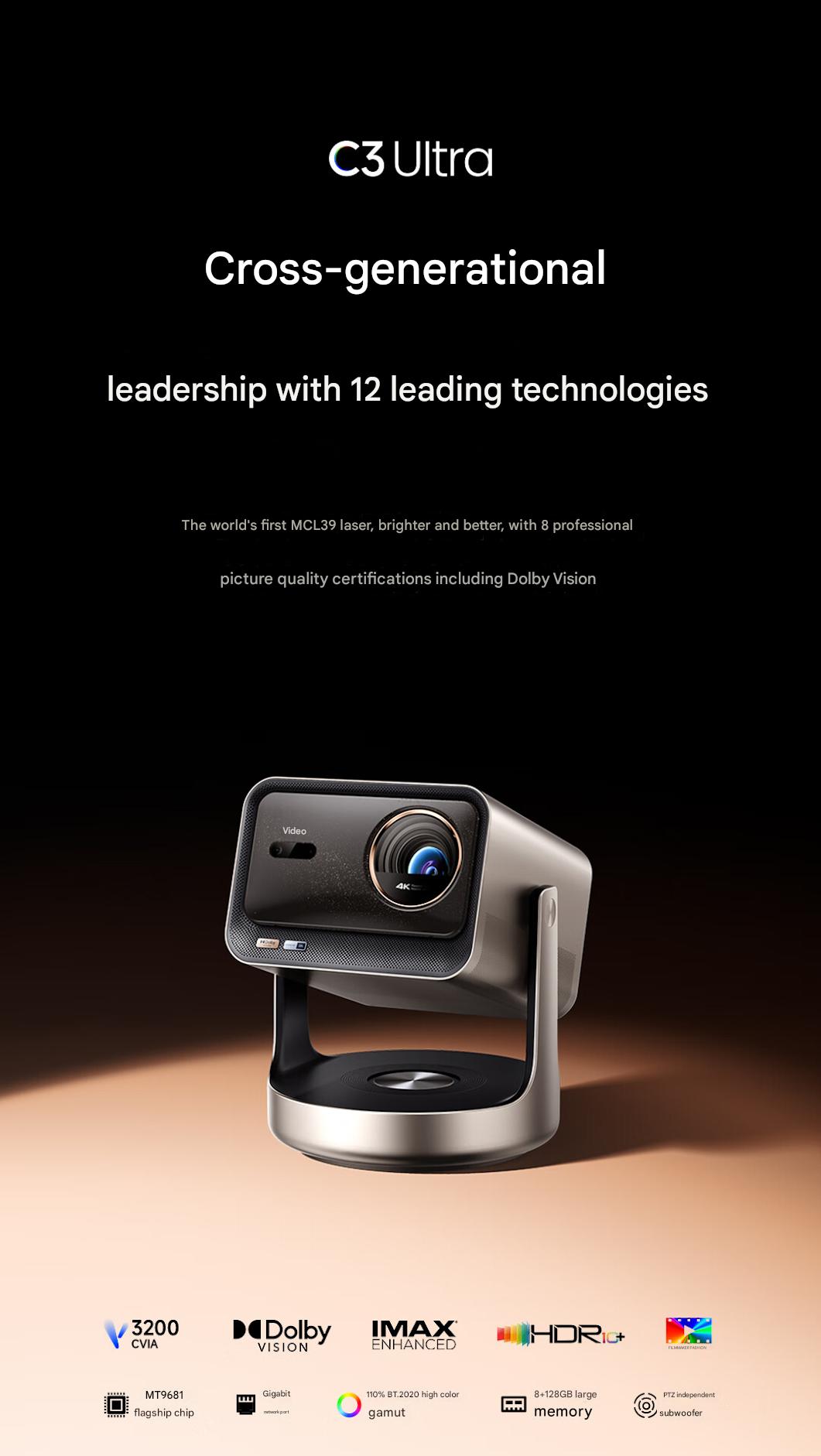 high brightness laser projector