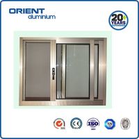Ventanas y Puertas de Aluminio 2026 del Proveedor Dorado de Alibaba, Estilo Francés, Marcos de Aluminio, Ventanas Corredizas de Vidrio, Hechas en China