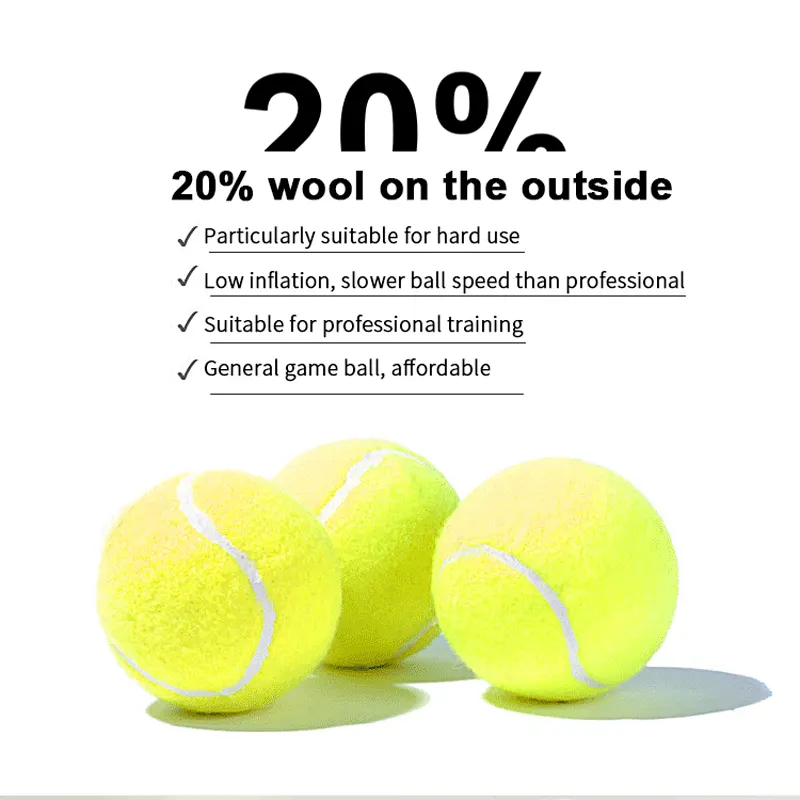 Ucuz özel logo baskılı promosyon eğitim tenis topları
