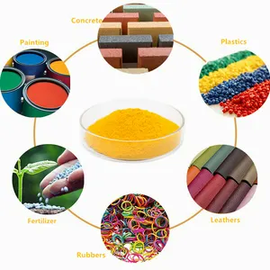 Pigments jaunes d'oxyde de fer synthétique de fabricant de la Chine pour des briques de couleur