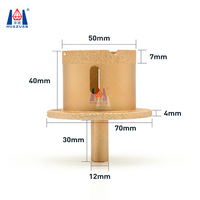 Foret diamanté multifonction pour robinet, drain et installation de bouchon d'eau