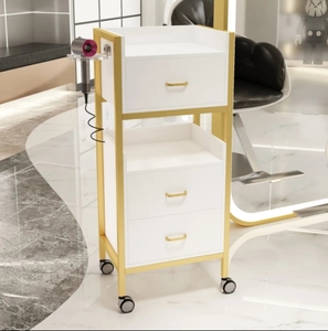Carrito de Peluquería Móvil de Alta Calidad, Herramienta de Belleza para Salón de Belleza, Carrito para Salón de Peluquería - Product Image 1
