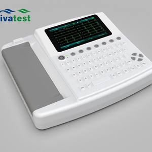 เครื่องตรวจคลื่นไฟฟ้าหัวใจแบบพกพา พร้อมจอแสดงผลสัญญาณชีพหลายค่า แบตเตอรี่ในตัว ได้รับการรับรองมาตรฐาน CE สำหรับใช้ในโรงพยาบาล - Product Image 2