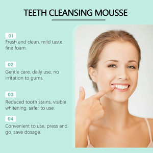 High Quality 60ml Organic <b>Teeth</b> <b>Whitening</b> <b>Foam</b> Toothpaste & Mouthwash for Home Use - Product Image 4