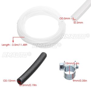 1/2/4 ensembles de tuyaux de carburant pour chauffage de voiture avec filtre à huile et clips 89031118 pour chauffages de stationnement diesel Webasto Eberspacher - Product Image 6