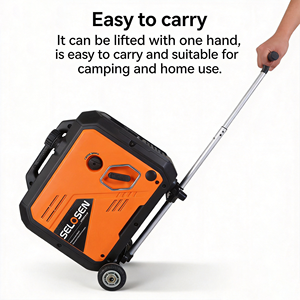 <span class=keywords><strong>Generador</strong></span> Portátil SELOSEN de 48V 60V 72V, 3.5KVA, Gasolina, 4 Tiempos, Arranque Remoto, 3.2KW, Silencioso e <span class=keywords><strong>Insonorizado</strong></span> - Product Image 4