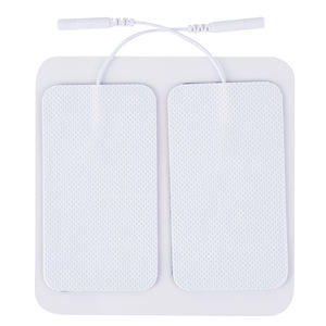 QD QD-D001 besar persegi panjang <span class=keywords><strong>TENS</strong></span> Unit bantalan elektroda perekat 2.0mm Pin non-tenun kain bantuan otot peralatan terapi fisik - Product Image 1