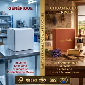 Cajas de Cartón Corrugado Rosa Desechables Ecológicas Personalizadas con Recubrimiento UV y Grabado en Relieve de 2 mm de Grosor - Tipo de Caja Marca CRD - Product Image 3