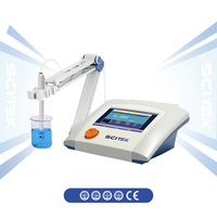 pH-mètre de laboratoire SCITEK à écran tactile TFT, puce microprocesseur intégrée, étalonnage automatique, réponse rapide, IP54, résistant à la poussière
