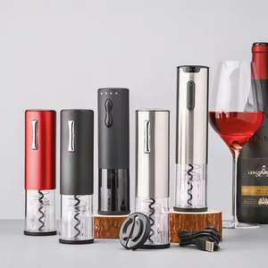 Ensemble ouvre-bouteille <span class=keywords><strong>électrique</strong></span> en acier inoxydable de qualité supérieure, <span class=keywords><strong>tire</strong></span>-<span class=keywords><strong>bouchon</strong></span> automatique rechargeable par USB avec coupe-capsule pour la maison, le bar et les fêtes - Product Image 2