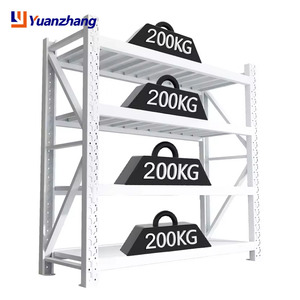 Étagère <span class=keywords><strong>de</strong></span> stockage industrielle légère et durable YZ, longue durée <span class=keywords><strong>de</strong></span> <span class=keywords><strong>vie</strong></span>, unité d'étagère en acier sans boulons facilement reconfigurable - Product Image 1
