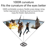Écran de jeu pour ordinateur 165 Hz, économique, LED, sans cadre, PC incurvé, 144 Hz, vente en gros, jeu sans bordure, usine, IPS HD, incurvé, pouces, TFT IPS 22