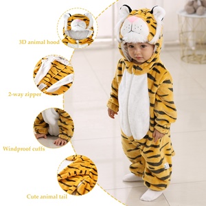 TONWHAR venta al por mayor bebé Animal mameluco Kawaii <span class=keywords><strong>Kigurumi</strong></span> mamelucos para niños disfraz de Halloween - Product Image 3