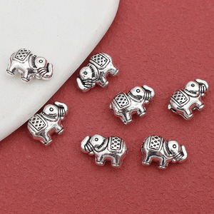 ลูกปัดเงินเทียมรูปช้างทิเบตทำจากโลหะผสมสังกะสีลูกปัดคั่นหน้ารูปช้างสำหรับทำเครื่องประดับแบบทำมือ - Product Image 6
