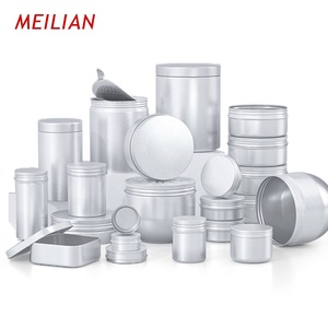 Pot cosmétique professionnel personnalisé en aluminium, boîte ronde pour crème corporelle, emballage en aluminium, contenants en aluminium pour cosmétiques - Product Image 1