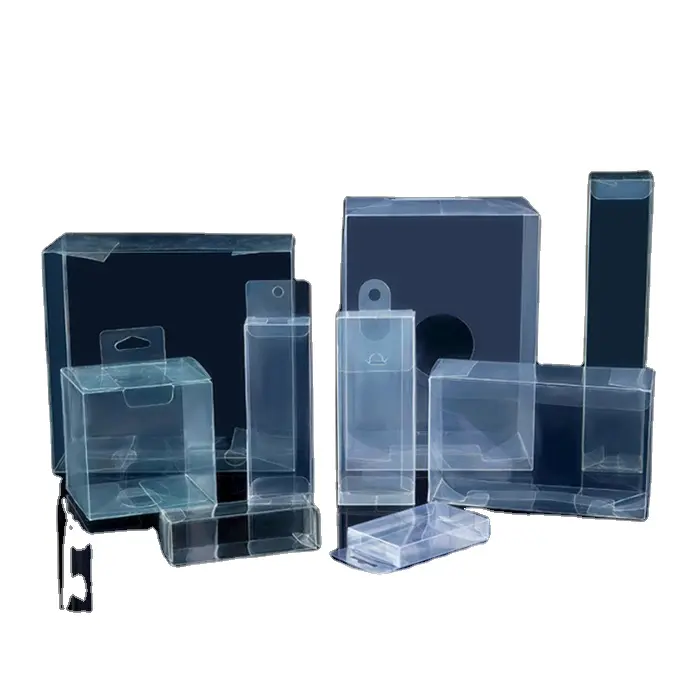 Impression personnalisée en plastique cils paquet boîte vide pvc pp transparent boîte d'emballage de cils