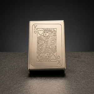 Conteneur en laiton plaqué argent - Product Image 1