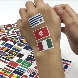 <span class=keywords><strong>Autocollant</strong></span> drapeau des pays de l'Europe (est, ouest, sud et centrale) pour événements sportifs mondiaux, 8x5 cm, vente en gros - Product Image 1