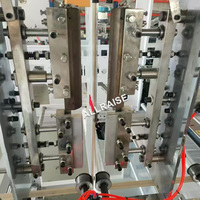 Machine de fabrication de sacs à fermeture éclair coulissante automatique, pour sacs en PE et nylon dépoli, machine à fabriquer des pochettes refermables pour vêtements