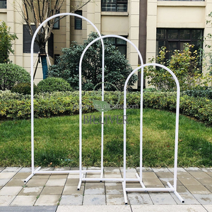 Personnalisé 3 * 6ft 4 * 7ft arc fond anniversaire mariage fête scène décoration fer matériel arc toile de fond support - Product Image 2
